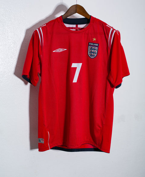 England 2004 Beckham Away Kit (L)