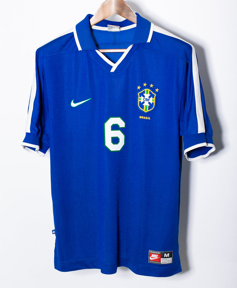 Brazil 1997 R. Carlos Away Kit (M)