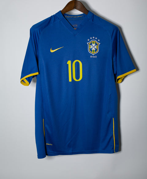 Brazil 2008 Ronaldinho Home Kit (M)