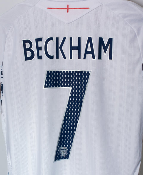 England 2008 Beckham Home Kit (M)