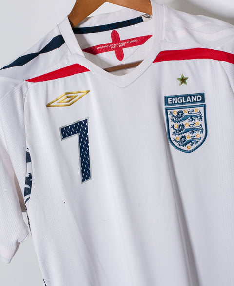 England 2008 Beckham Home Kit (M)