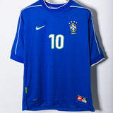 Brazil 1998 Rivaldo Away Kit (M)