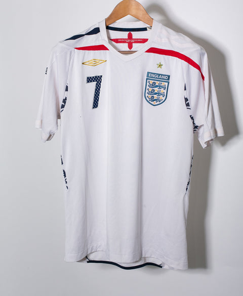 England 2008 Beckham Home Kit (M)