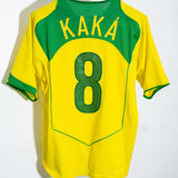 Brazil 2004 Kaka Home Kit (L)