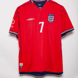 England 2002 Beckham Reversible Away Kit (M)