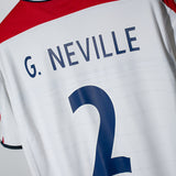 England 2004 Neville Reversible Home Kit (XL)