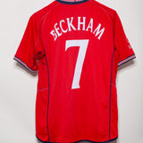 England 2002 Beckham Reversible Away Kit (M)