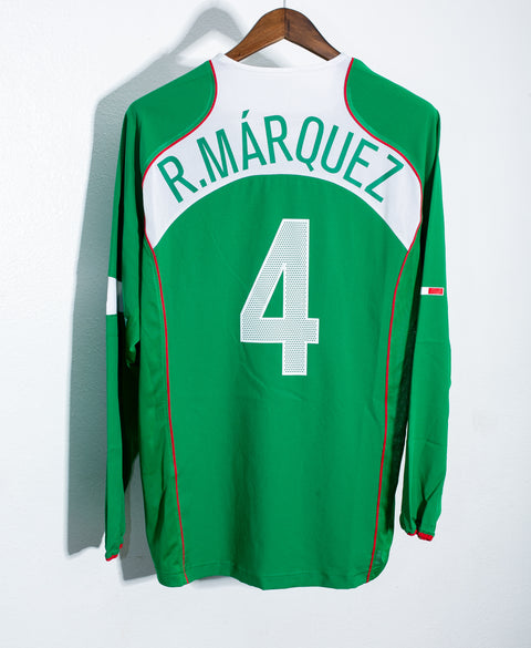 Mexico 2004 Marquez Long Sleeve Home Kit ( L )