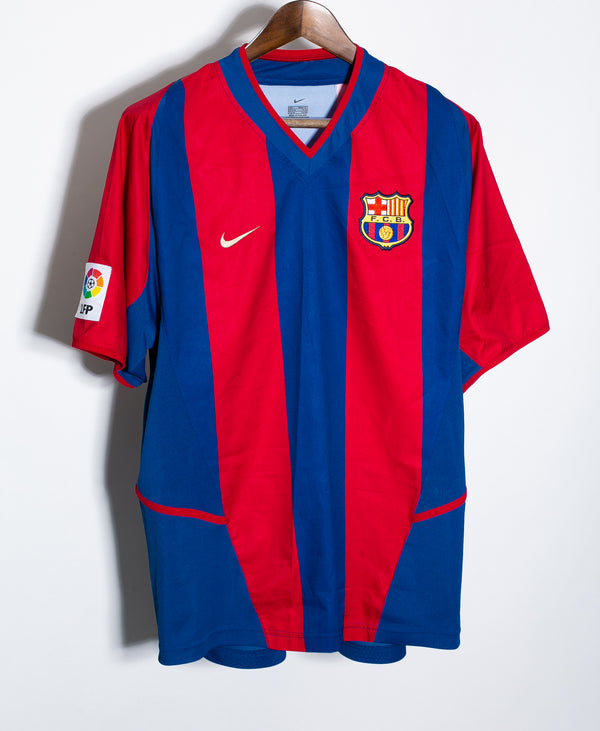 Barcelona 2002-03 Iniesta Home Kit (L)