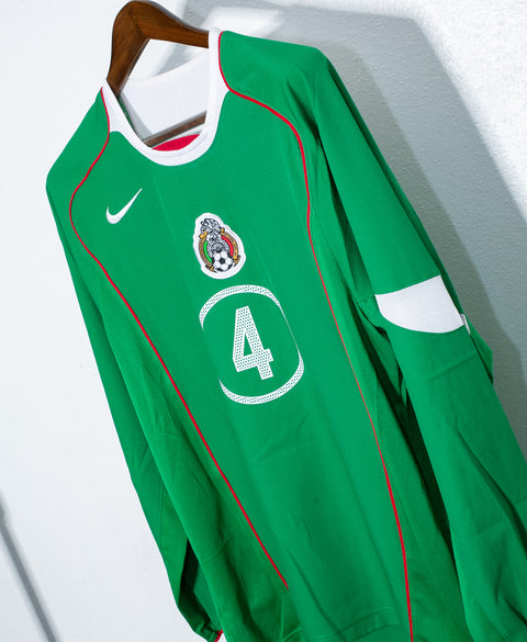 Mexico 2004 Marquez Long Sleeve Home Kit ( L )