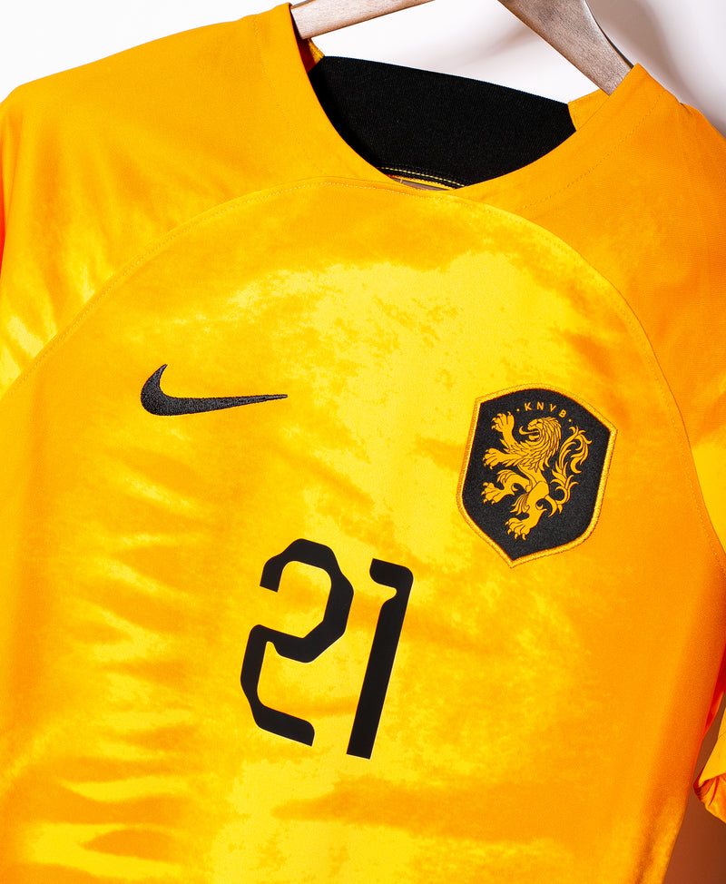 Netherlands 2022 F. De Jong Home Kit (S)