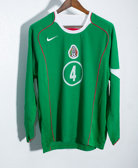 Mexico 2004 Marquez Long Sleeve Home Kit ( L )