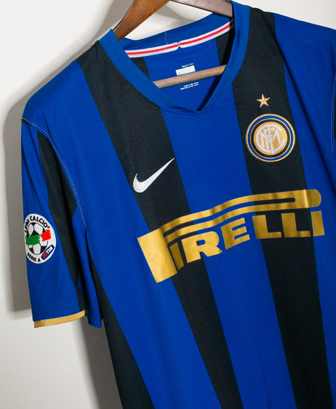 Inter Milan 2008-09 Figo Home Kit (XL)