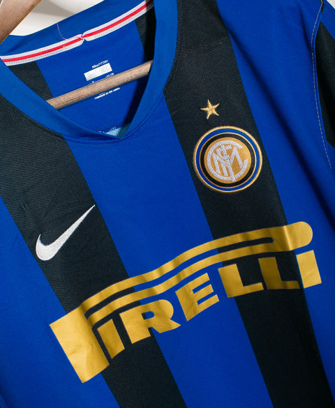 Inter Milan 2008-09 Figo Home Kit (XL)