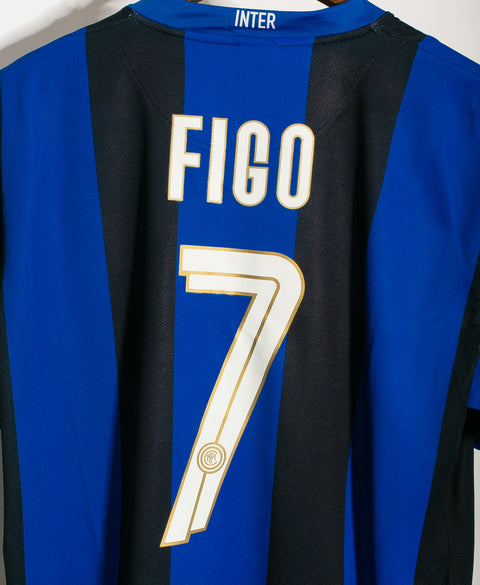 Inter Milan 2008-09 Figo Home Kit (XL)