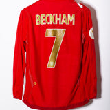 England 2006 Beckham Long Sleeve Away Kit (M)