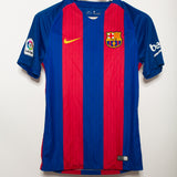 Barcelona 2016-17 Suarez Home Kit (S)