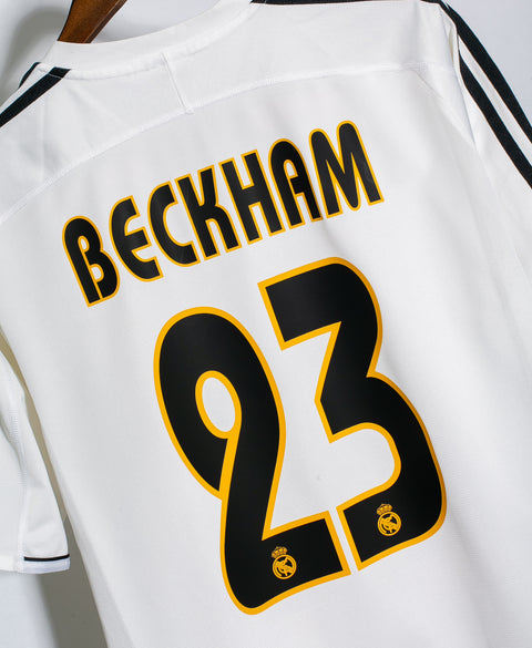 Real Madrid 2003-04 Beckham Home Kit (L)