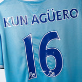 Manchester City 2013-14 Aguero Home Kit (2XL)