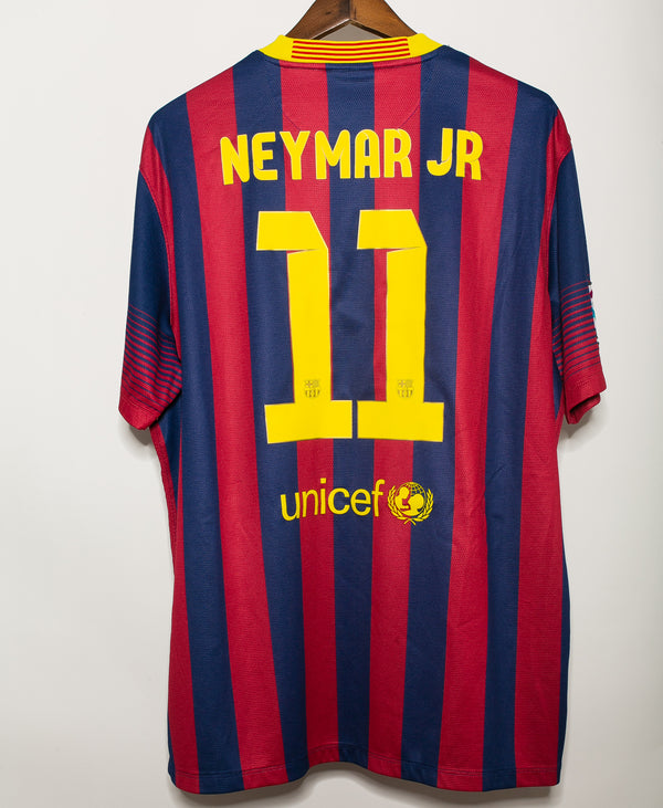 Barcelona 2013-14 Neymar Home Kit (2XL)