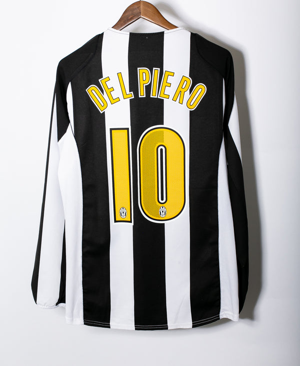 Juventus 2004-05 Del Piero Long Sleeve Home Kit (XL)