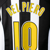 Juventus 2004-05 Del Piero Long Sleeve Home Kit (XL)