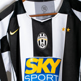 Juventus 2004-05 Del Piero Long Sleeve Home Kit (XL)
