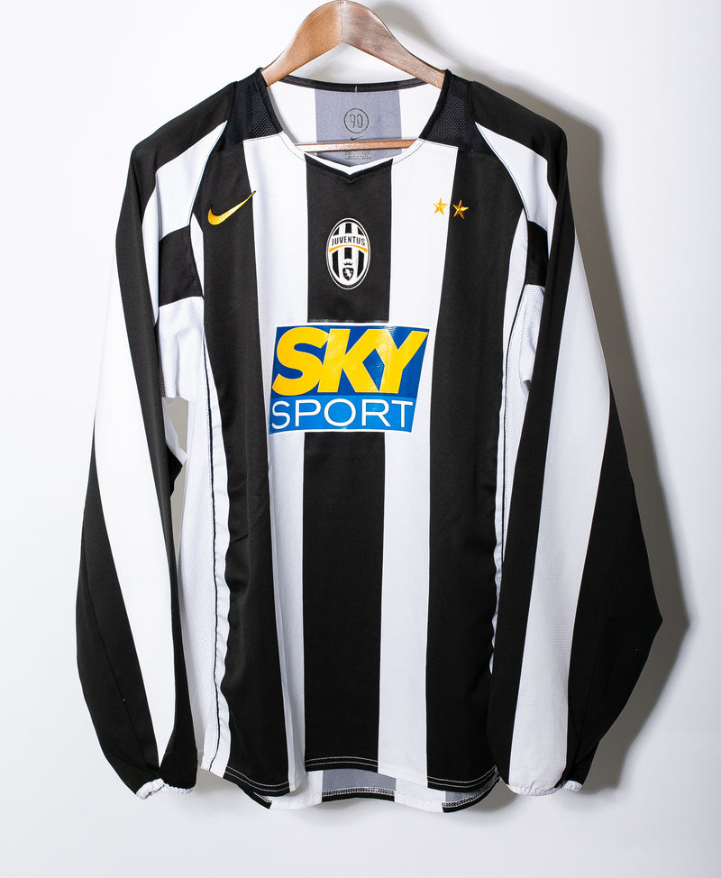 Juventus 2004-05 Del Piero Long Sleeve Home Kit (XL)