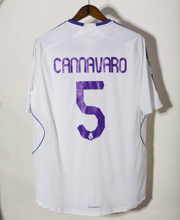 Real Madrid 2007-08 Cannavaro Home Kit (L)