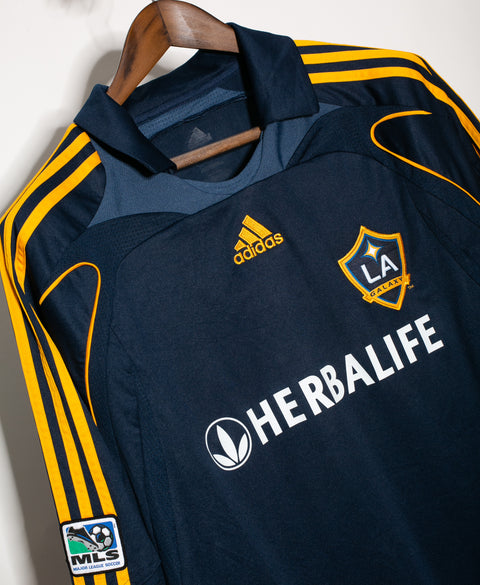 LA Galaxy 2007 Beckham Away Kit (L)