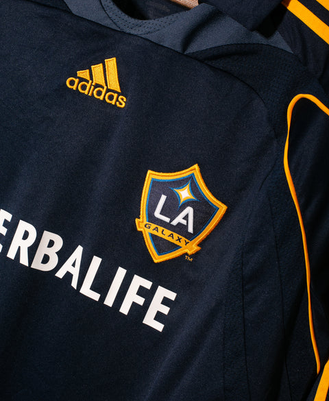 LA Galaxy 2007 Beckham Away Kit (L)