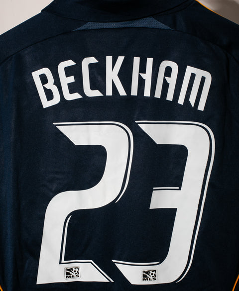 LA Galaxy 2007 Beckham Away Kit (L)