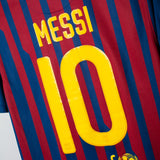 Barcelona 2011-2012 Messi Home Kit (L)