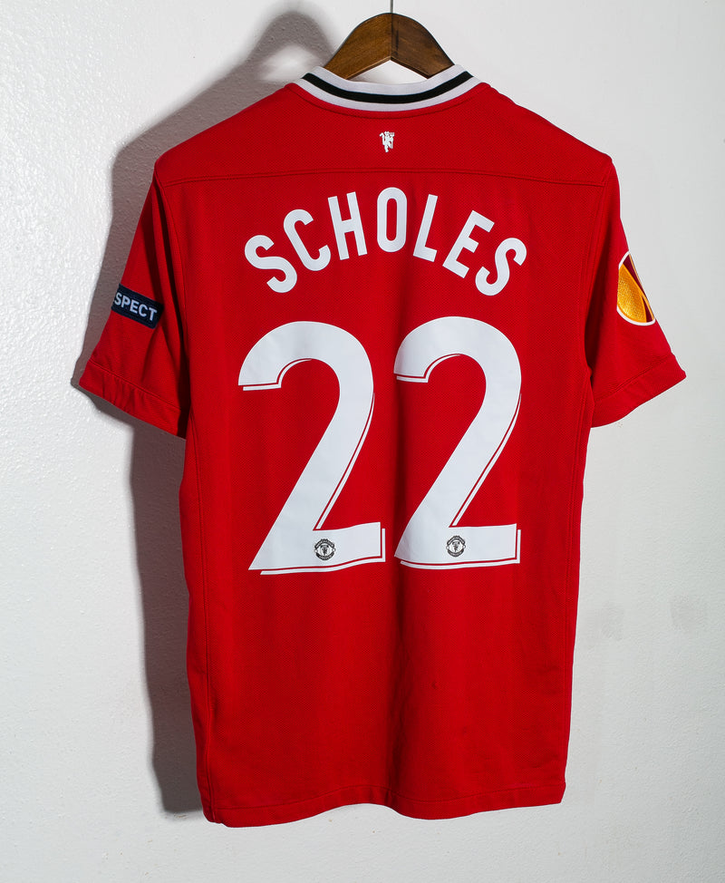 Manchester United 2011-12 Scholes Home Kit (M) – Saturdays Football