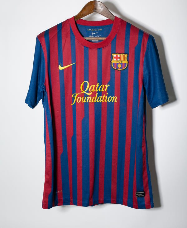Barcelona 2011-2012 Messi Home Kit (L)