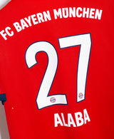 Bayern Munich 2018-19 Alaba Home Kit (L)