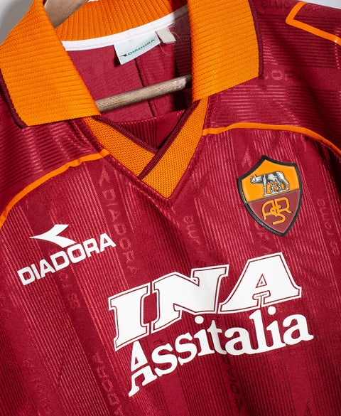 AS Roma 1999-00 Nakata Home Kit (M)