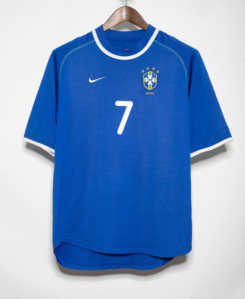 Brazil 2000 Ronaldinho Away Kit (S)