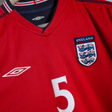 England 2002 Ferdinand Reversible Away Kit (XL)