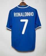 Brazil 2000 Ronaldinho Away Kit (S)