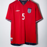 England 2002 Ferdinand Reversible Away Kit (XL)