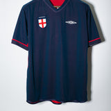 England 2002 Ferdinand Reversible Away Kit (XL)