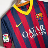 Barcelona 2013-14 Messi Home Kit (M)
