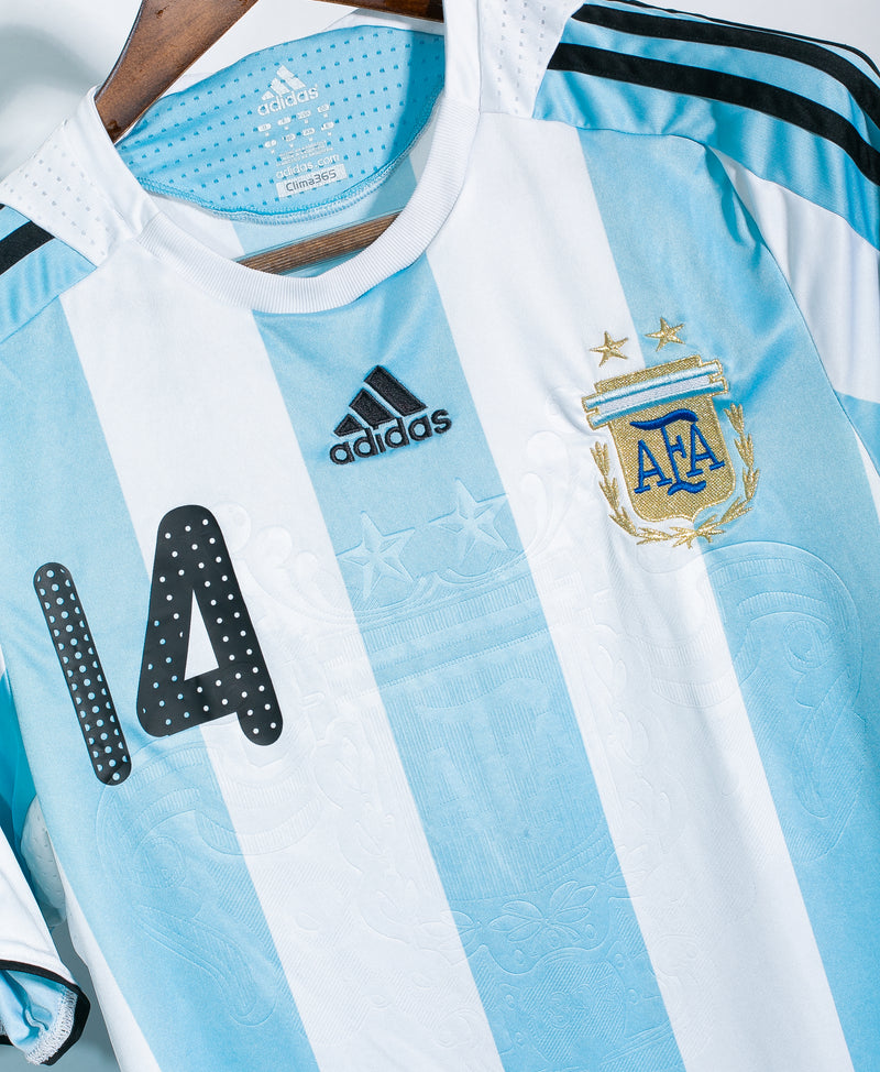 Argentina 2008 Mascherano Home Kit (M)