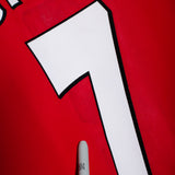 Manchester United 2002-03 Beckham Long Sleeve Home Kit (XL)