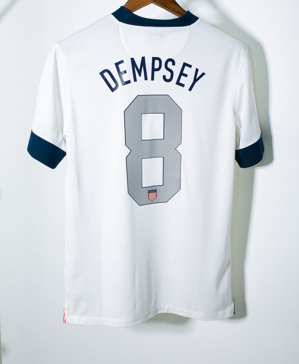 USA 2013 Dempsey Player Issue Home Kit (M)
