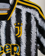 Juventus 2023-24 Weah Player Issue Home Kit (L)
