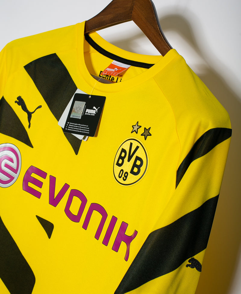 Dortmund 2014-15 Kagawa Long Sleeve Home Kit NWT (XL)