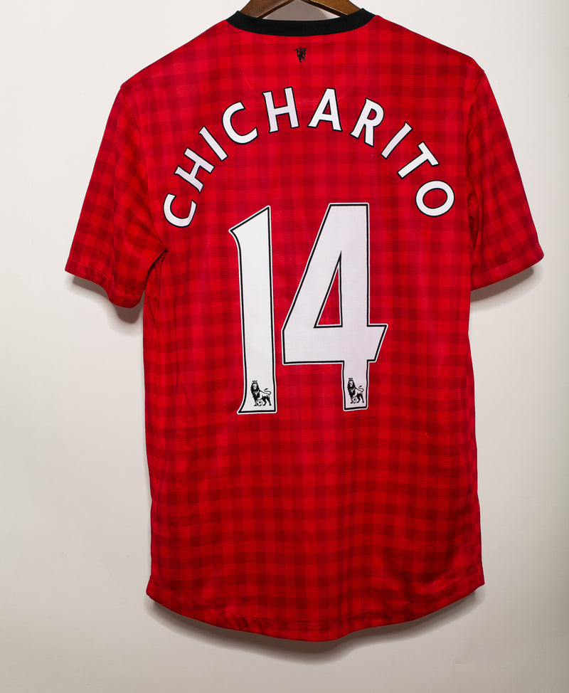 Nike Manchester United Home Jersey 2012-13 Red CHICHARITO #14 Men