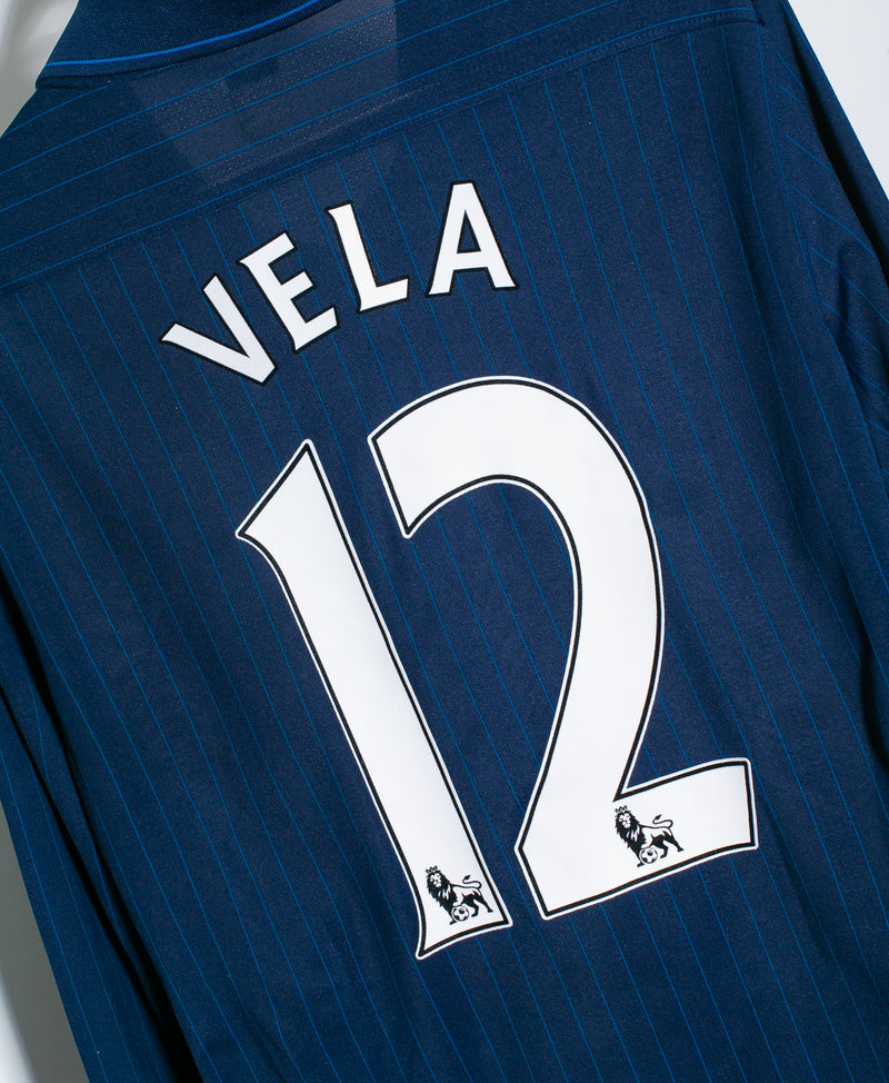 Arsenal 2009-10 Vela Long Sleeve Away Kit (L)